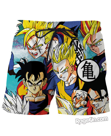 Dragon Ball Z Board Shorts