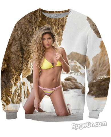 Brittany Beach Crewneck Sweatshirt
