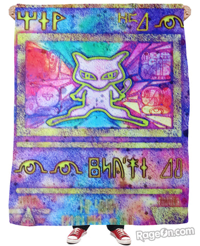 Ancient Mew Fleece Blanket