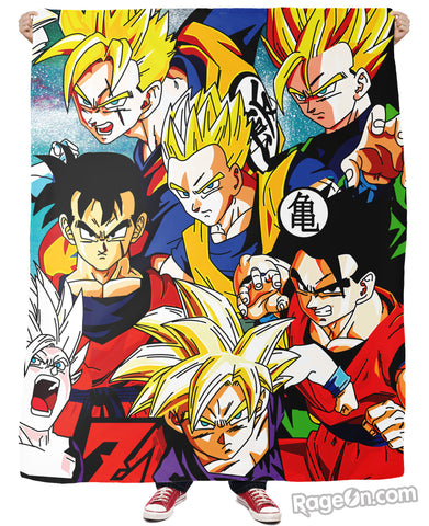 Dragon Ball Z Fleece Blanket