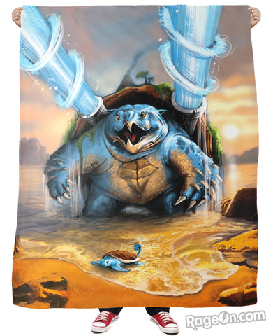 Blastoise Fleece Blanket
