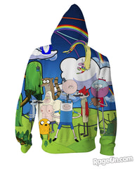 Adventure Fun Zip-Up Hoodie