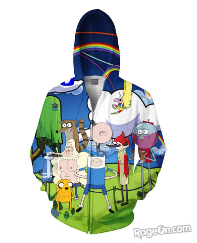 Adventure Fun Zip-Up Hoodie