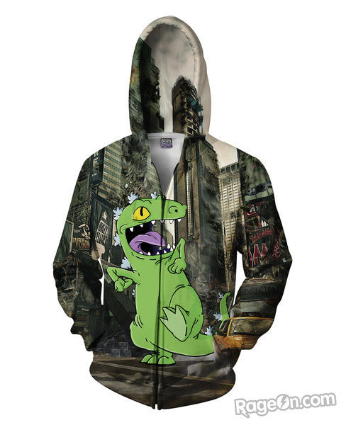 Reptar Zip-Up Hoodie *Ready to Ship*