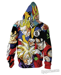 Dragon Ball Z Zip-Up Hoodie