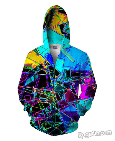 Cubes Zip-Up Hoodie *Ready to Ship*