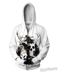 King of Spades Zip-Up Hoodie