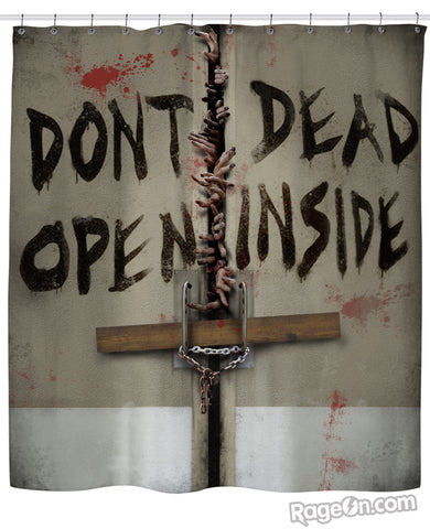 Dead Inside Shower Curtain