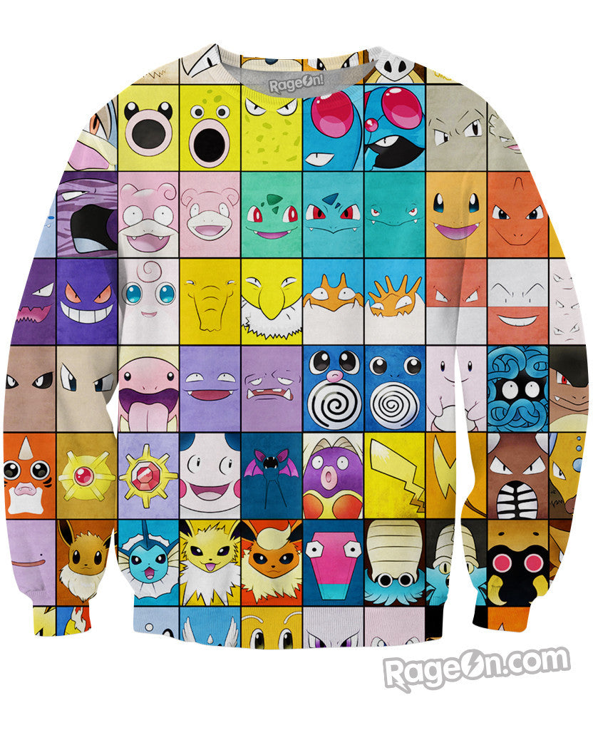 Pokemon crewneck sweatshirt sales