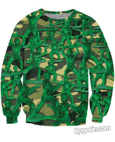 Army Men Crewneck Sweatshirt