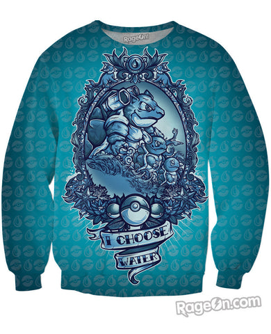I Choose Water Crewneck Sweatshirt *Ready to Ship*