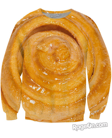 Cinnabon Cinnamon Roll Crewneck Sweatshirt