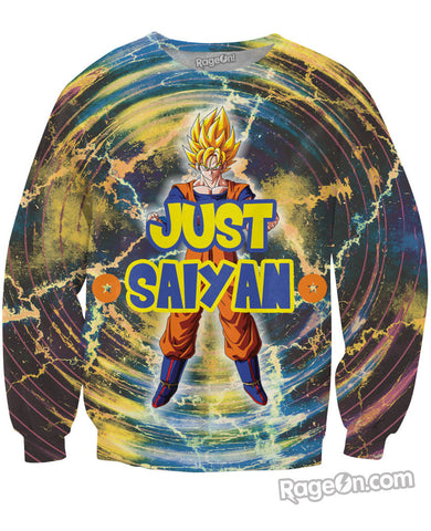 Just Saiyan Crewneck Sweatshirt