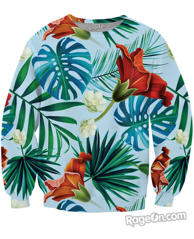 Floral Crewneck Sweatshirt