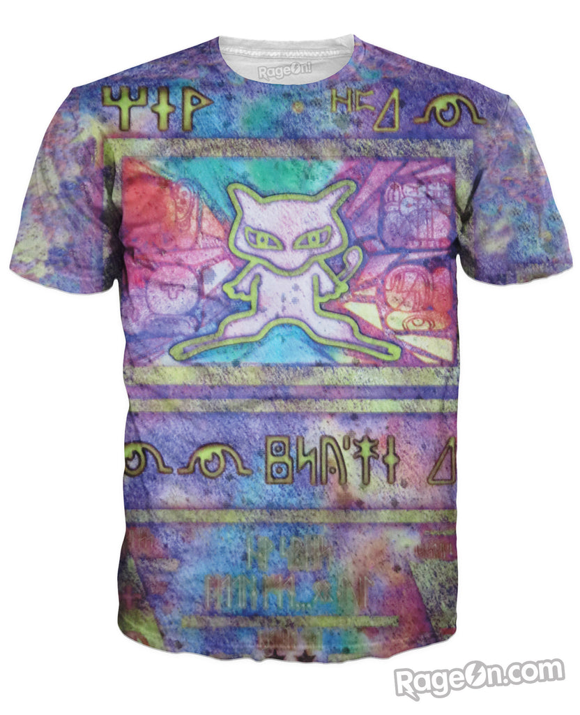 Rage On! Legendary All Over Print Ancient Mew Pokemon Card T-Shirt Yuhao Development shop Rage On! Legendary All Over Print Ancient Mew Pokemon Card T-Shirt Yuhao Development shop