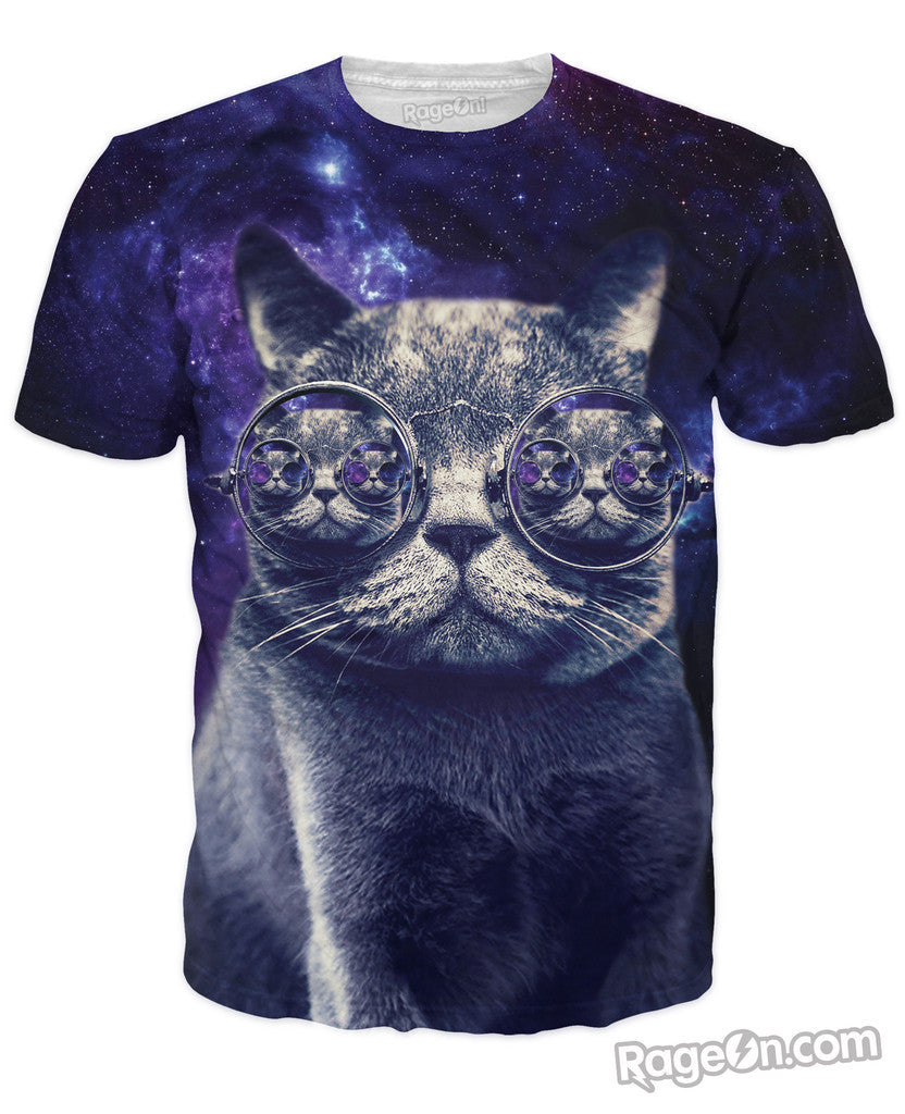 Hipster Cat T-Shirt *Ready to Ship*