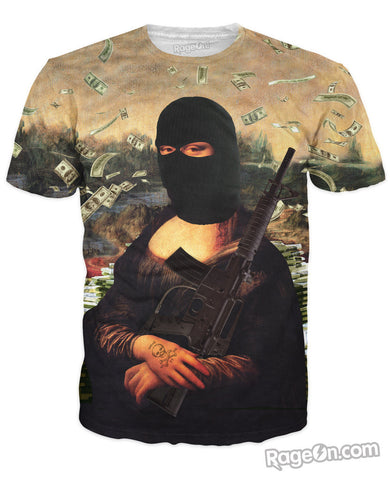 Gangster Mona Lisa T-Shirt *Ready to Ship*