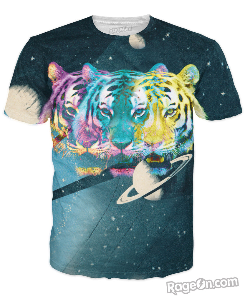 Trippy Triple Tiger T-Shirt