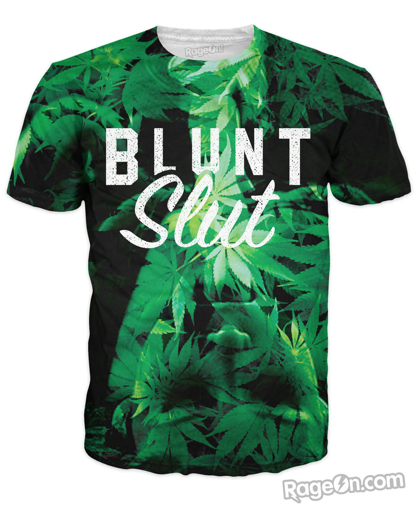 Green Blunt Slut T-Shirt