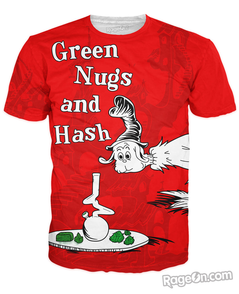 Green Nugs and Hash T-Shirt