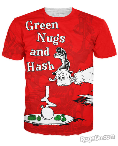 Green Nugs and Hash T-Shirt