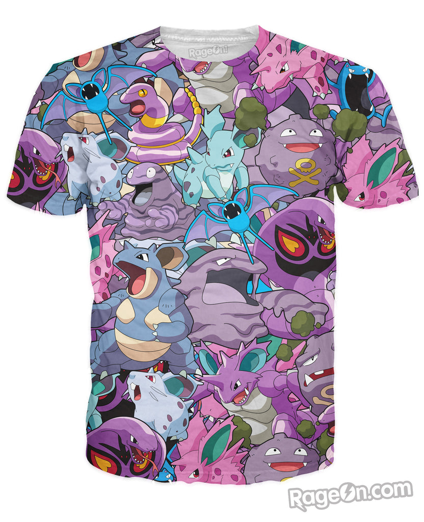 Pokemon collage t shirt hot sale