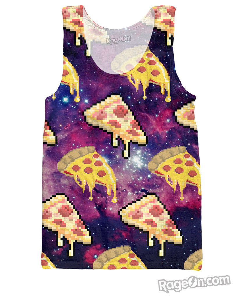 8-Bit Pizza Tank Top *Ready to Ship*