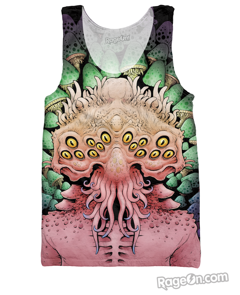 Multi Dimensional Mushrooms Tank Top