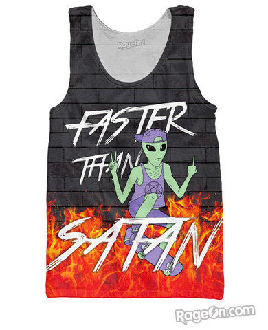 Faster Than Satan Tank Top