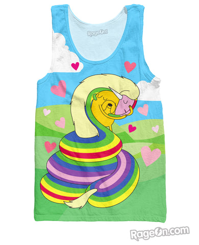 Jake and Lady Rainicorn Tank Top
