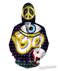 Spiritual Graffiti Zip-Up Hoodie