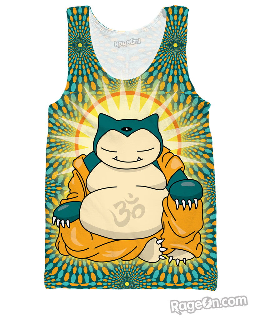 Buddha Snorlax Tank Top