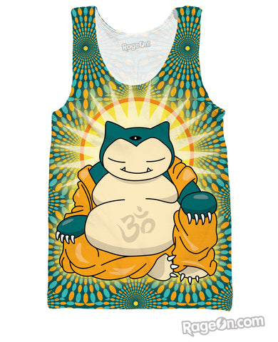 Buddha Snorlax Tank Top