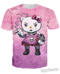 Hello Goth Kitty T-Shirt