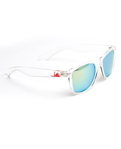 Golden Eye Clear Logo Sunglasses