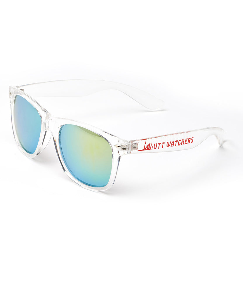 Golden Eye Clear Text Sunglasses