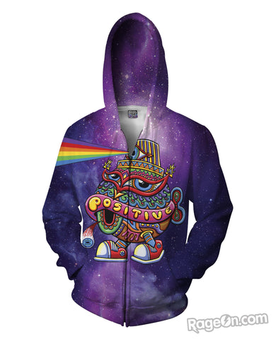 Activated Turtle Cap Zip-Up Hoodie