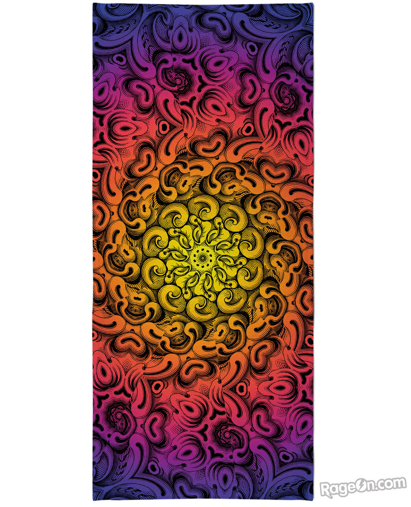 Deep Swirl Beach Towel