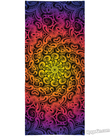 Deep Swirl Beach Towel
