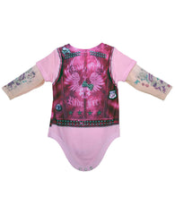 Infant Pink Biker Onesie