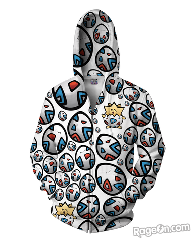 Eggscellent Togepi Zip-Up Hoodie
