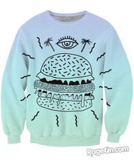 Burger Punx Crewneck Sweatshirt