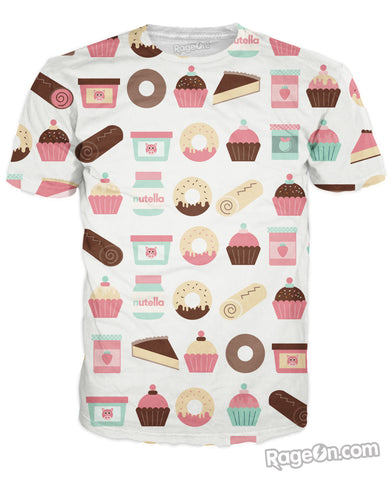 Cupcakes Pattern T-Shirt