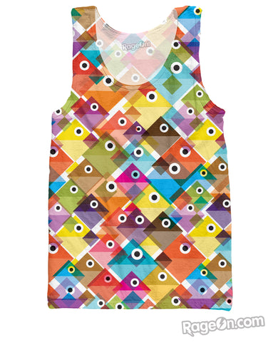 Colorful Fish Tank Top