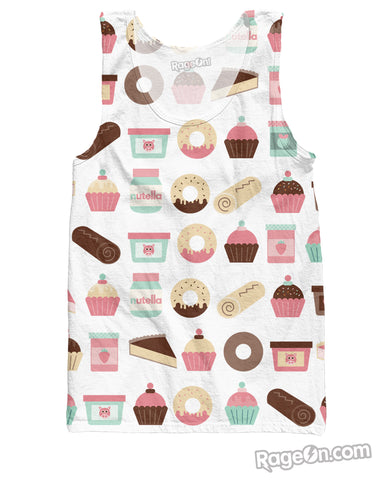 Cupcakes Pattern Tank Top