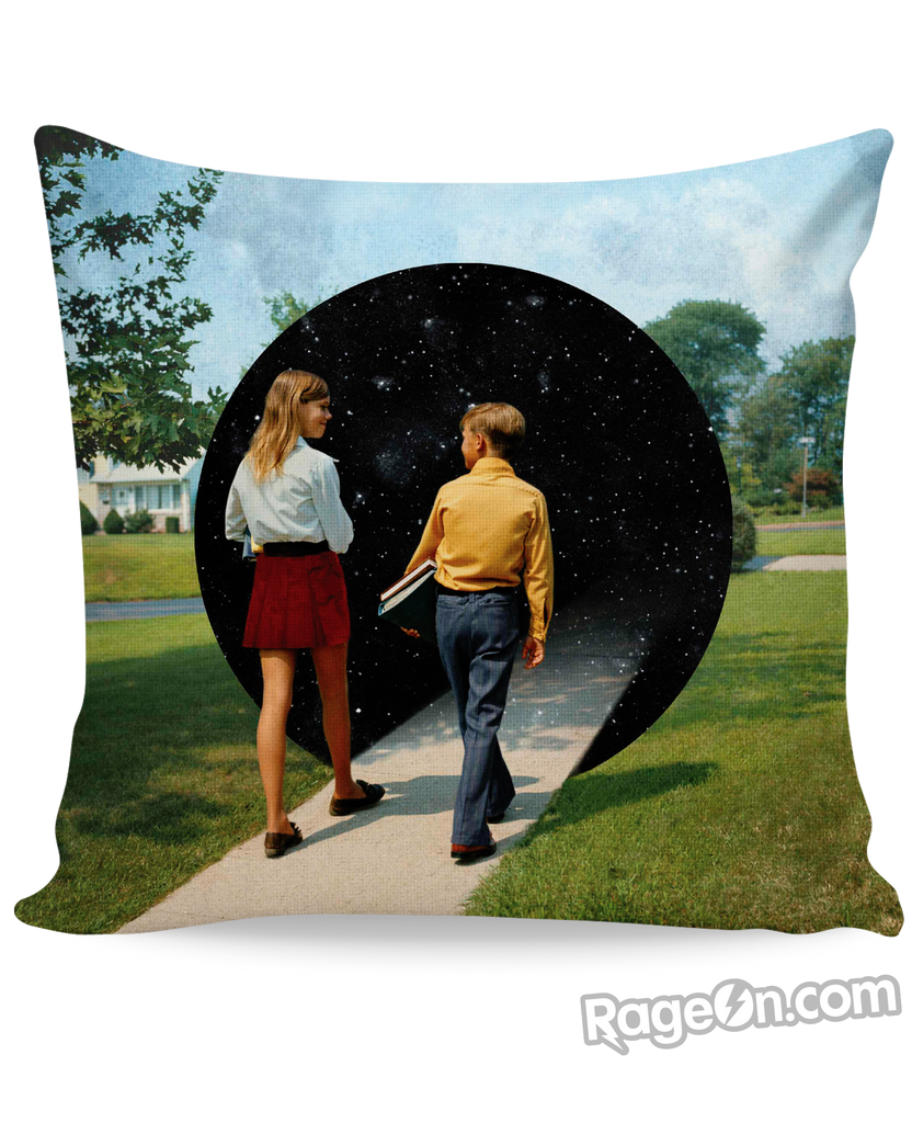 Into the Black Hole Couch Pillow