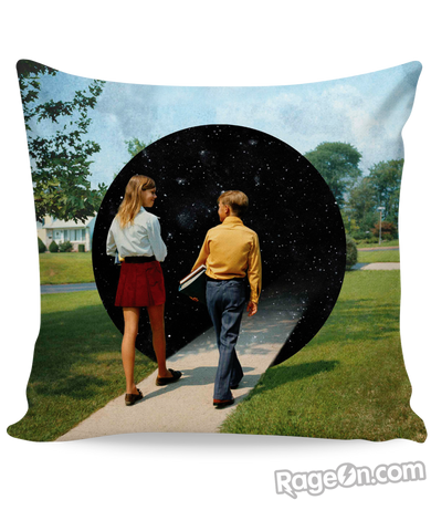 Into the Black Hole Couch Pillow