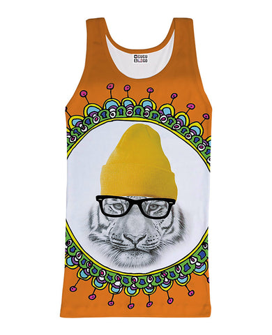 Hipster Tiger Tank Top